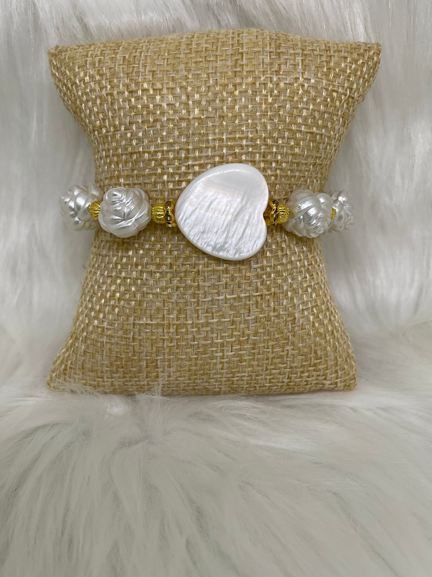 White Rose Bracelet