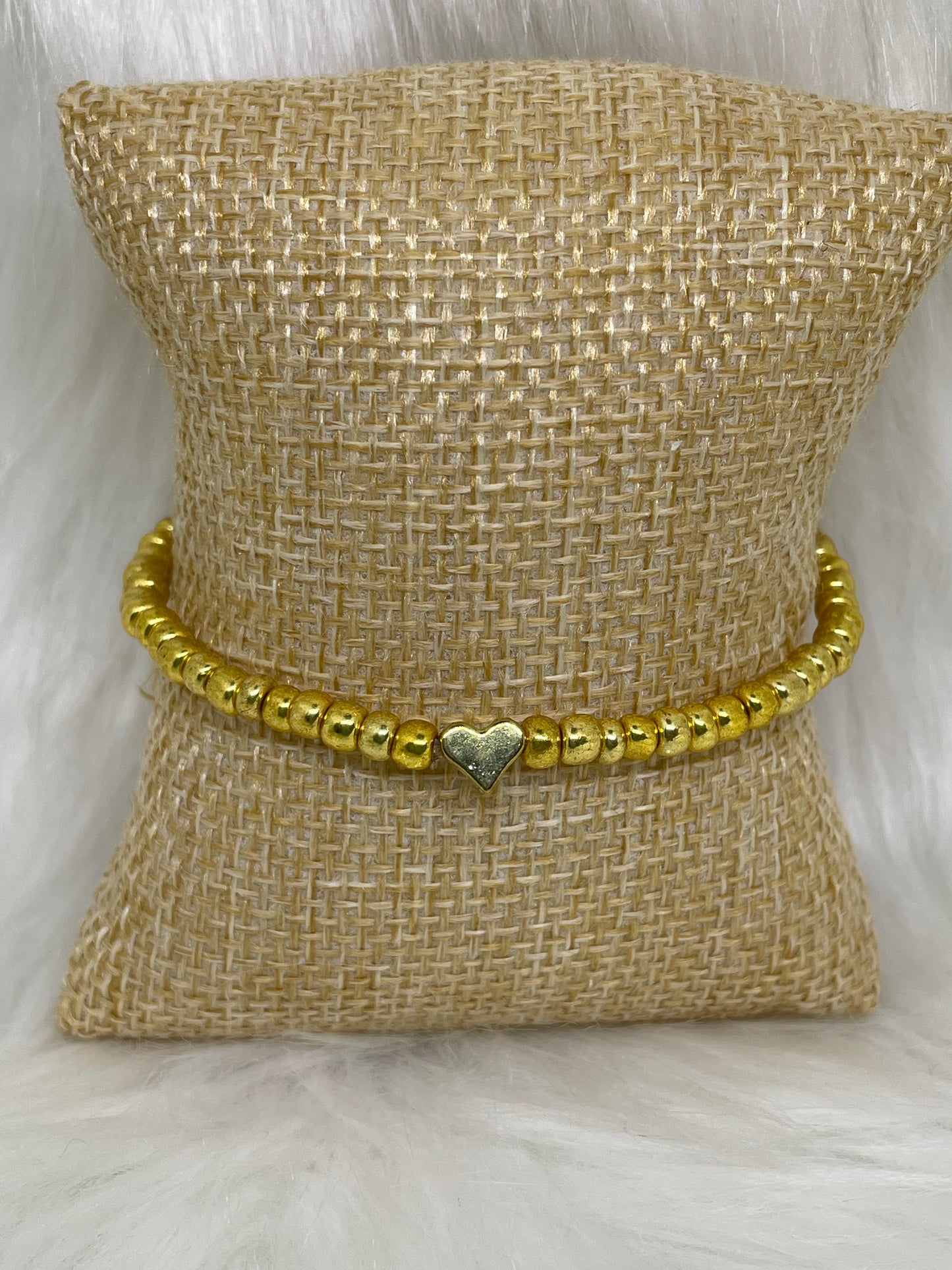Gold Beaded Bracelet