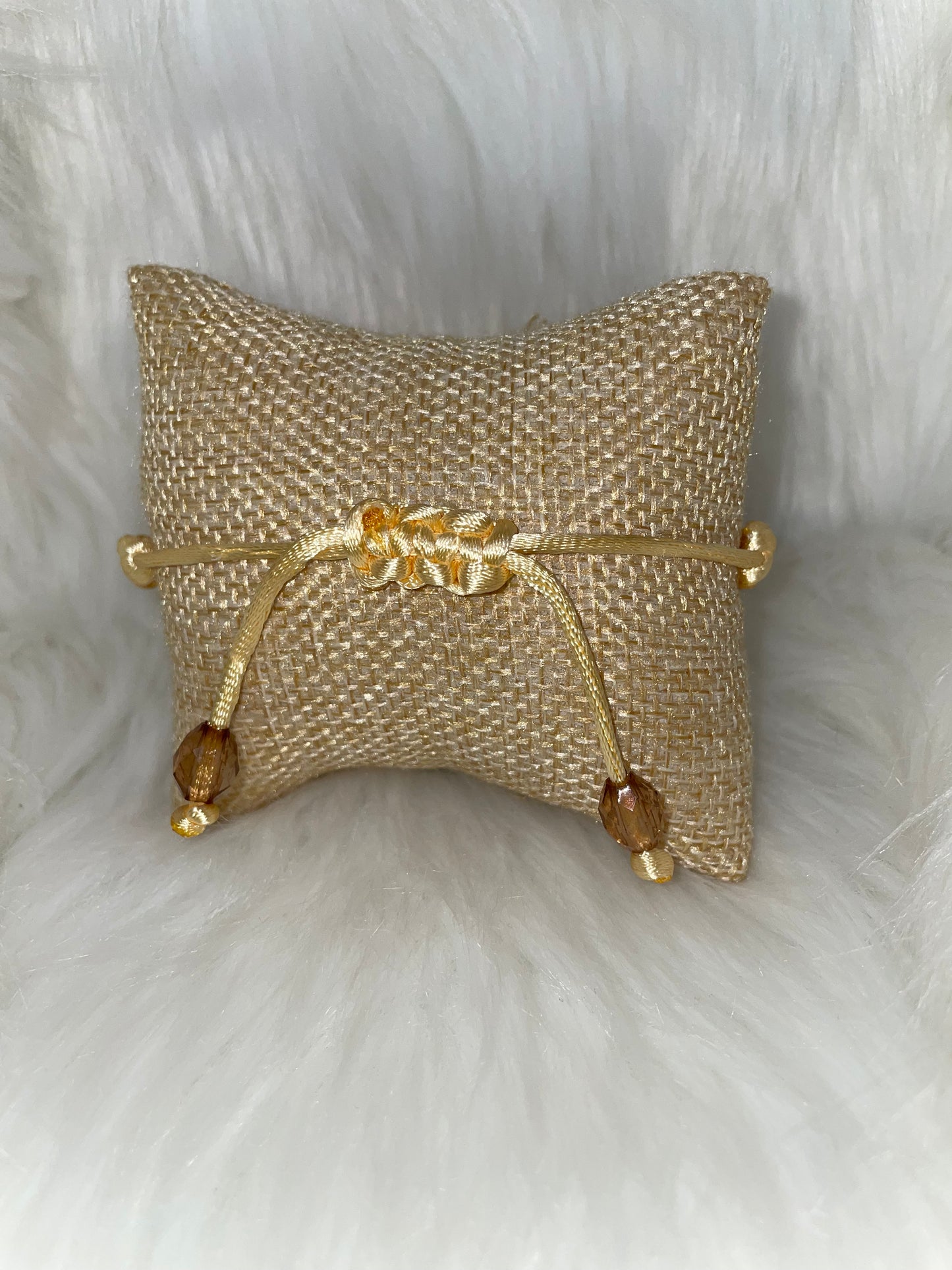 Yellow Woven Bracelet