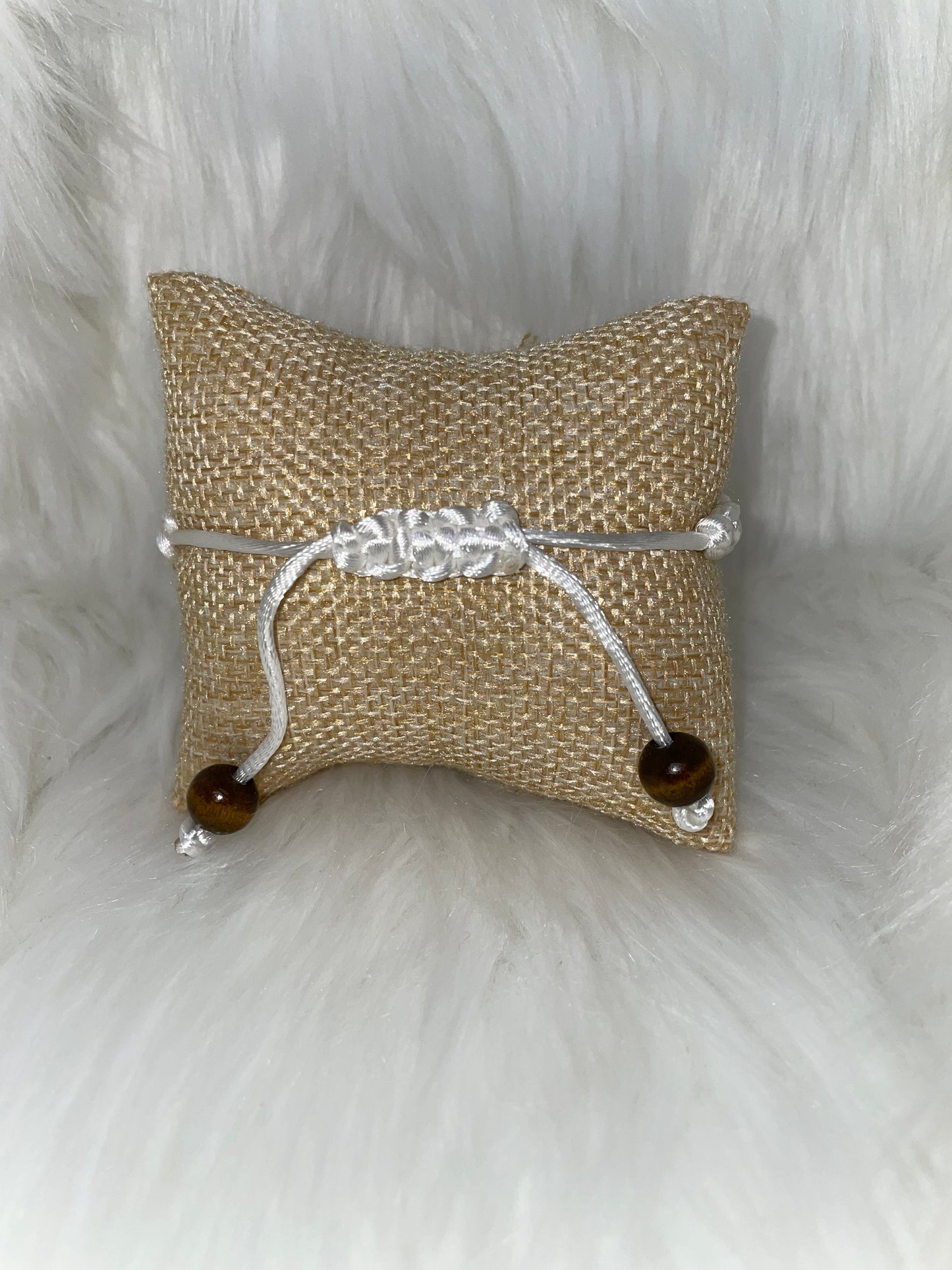 White Woven Bracelet