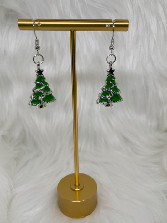 Christmas Tree Earrings