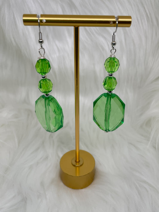 Forest Green Earrings