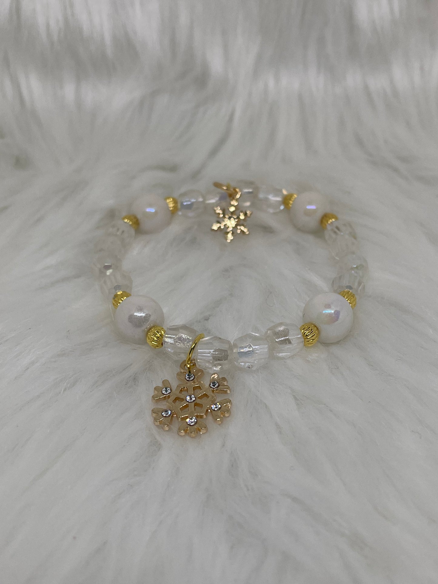 Snowflake Stretch Bracelet