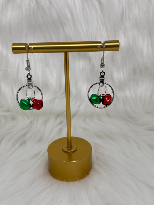 Jingle Bells Hoop Earrings