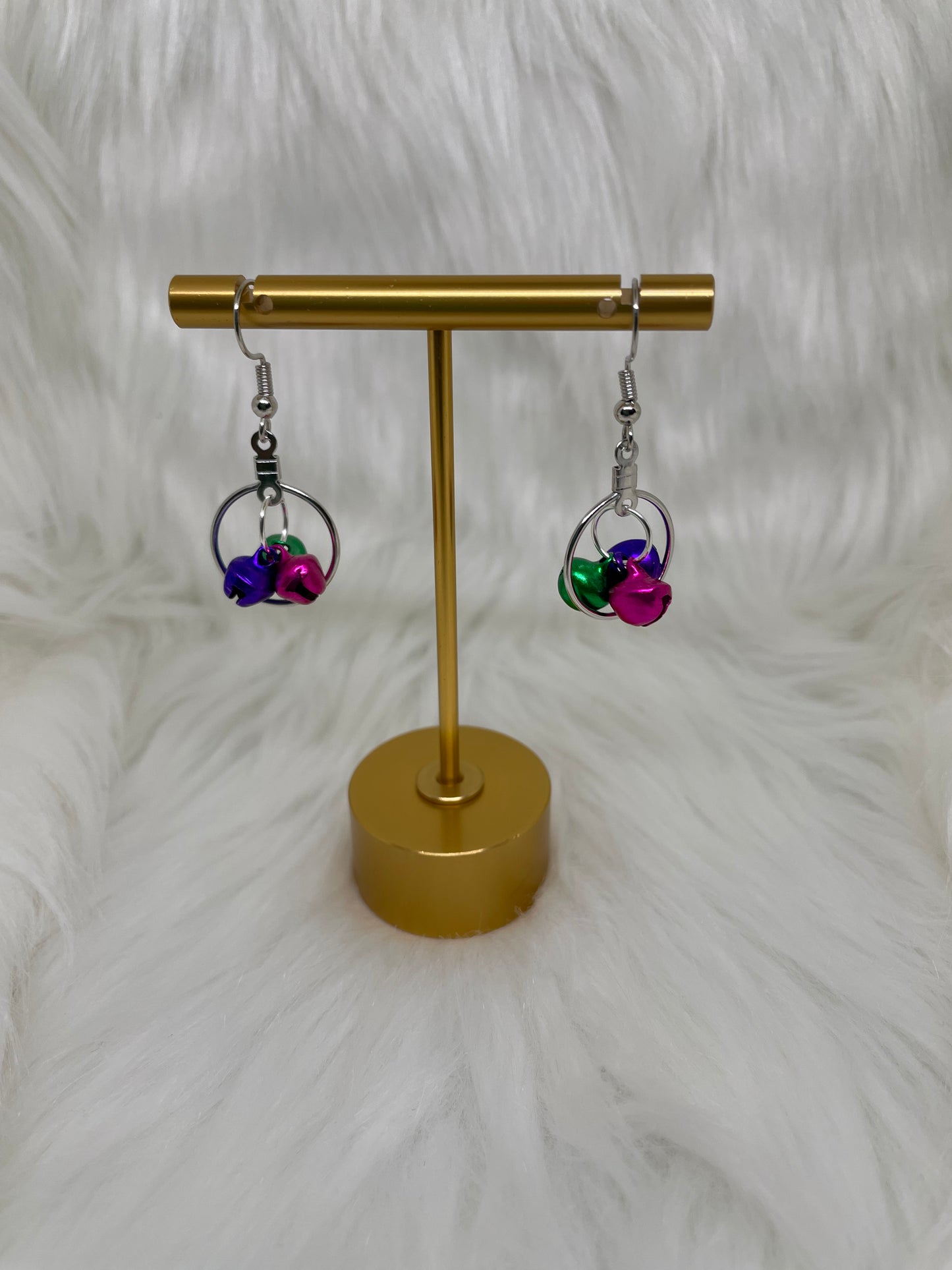 Jingle Bells Hoop Earrings