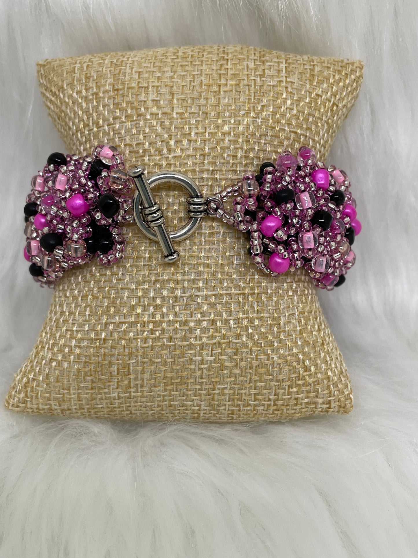 Classy Pink Cuff Bracelet