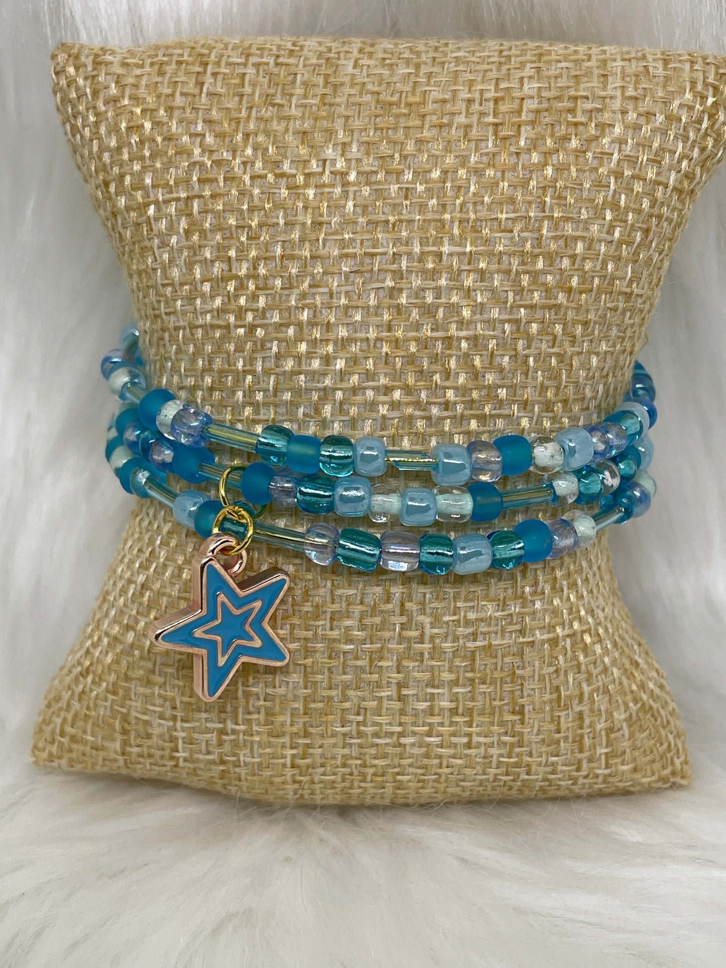 Teal Stacked Bracelet