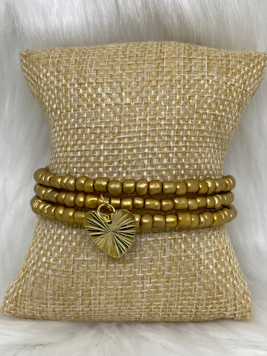 Gold Stacked Bracelet
