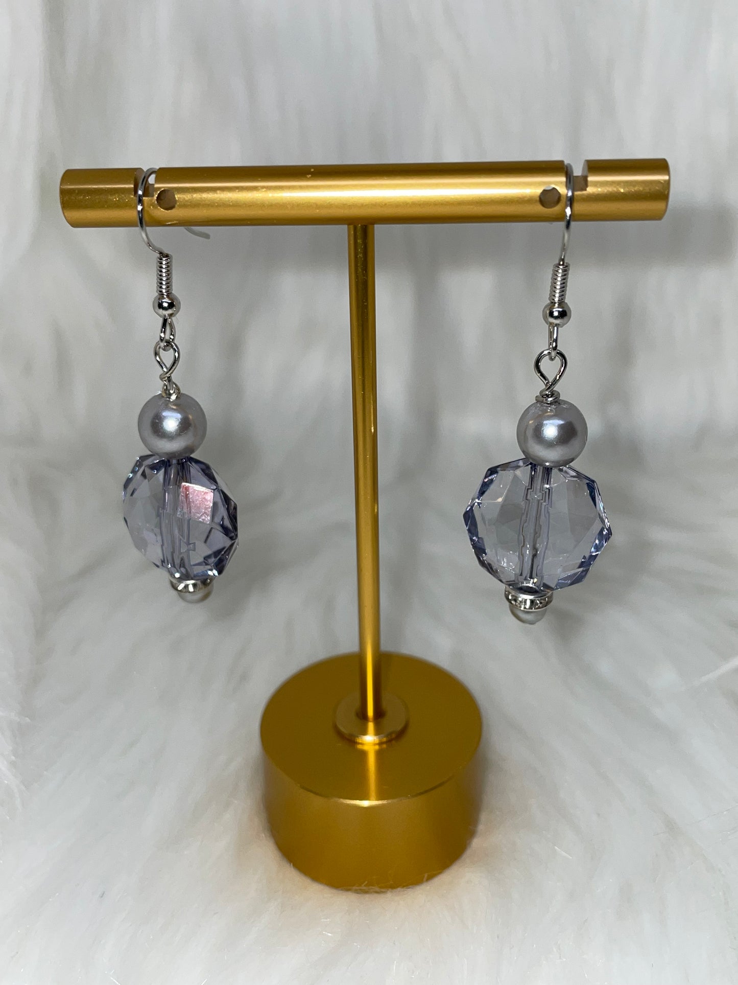 Gray & Orange Necklace Set