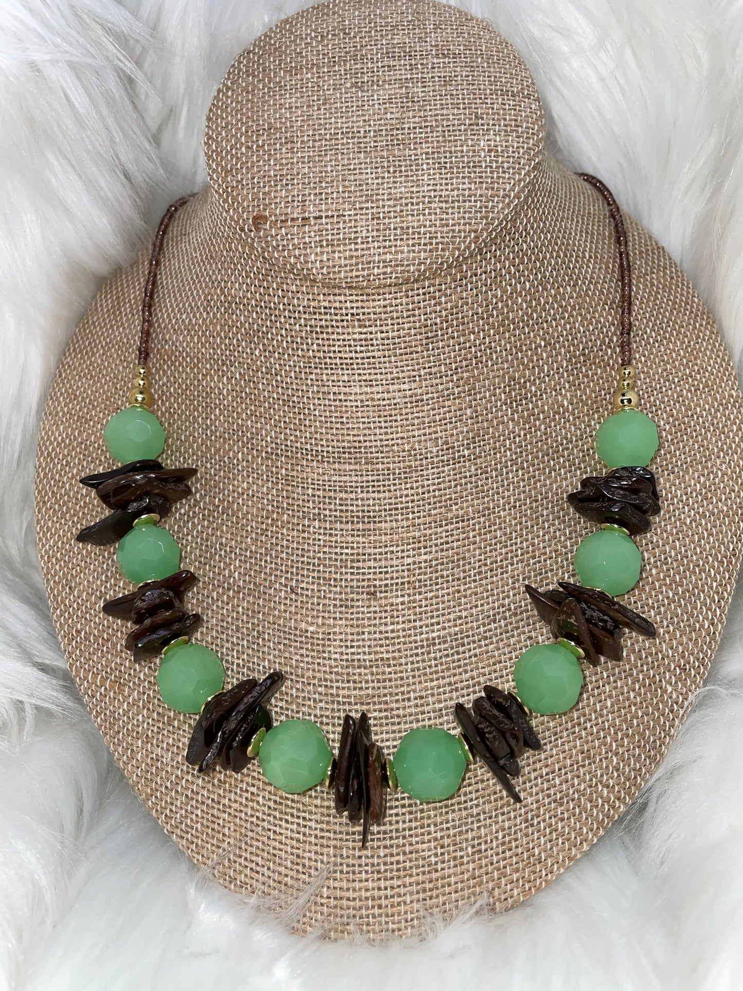 Coconut Shells Necklace Set