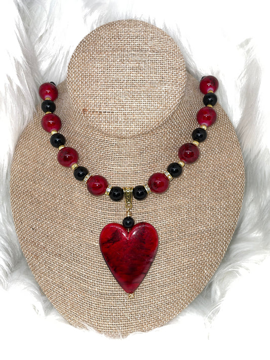 Red Heart Necklace