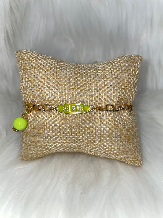 BE STILL Inspirational Bracelet