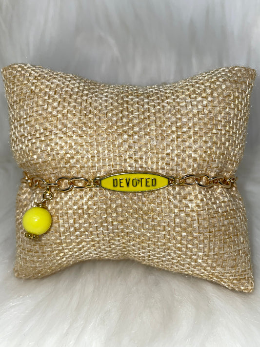 DEVOTED Inspirational Bracelet