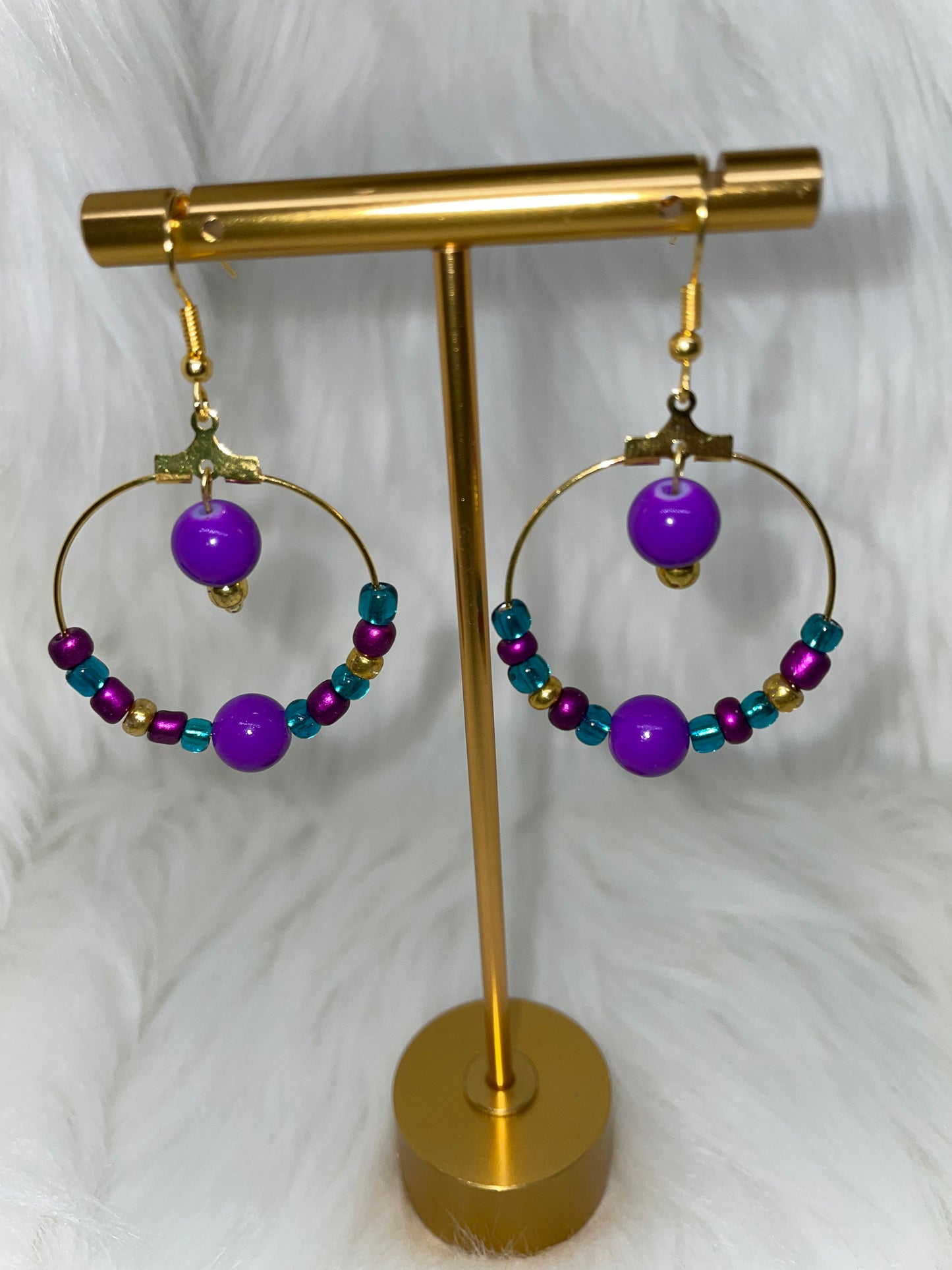 Mardi Gras Earrings