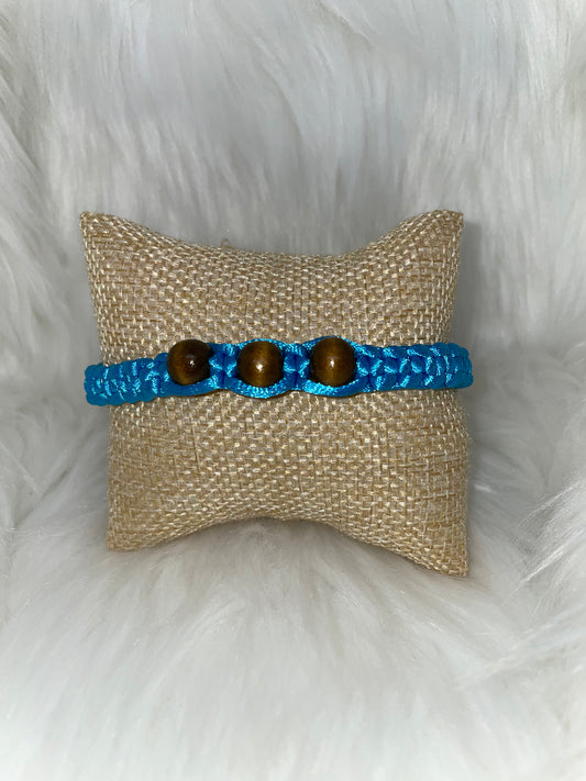 Teal Woven Bracelet