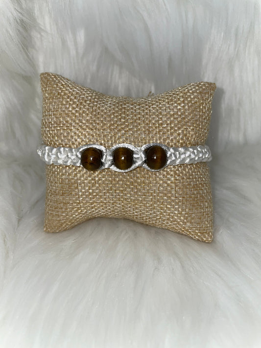 White Woven Bracelet