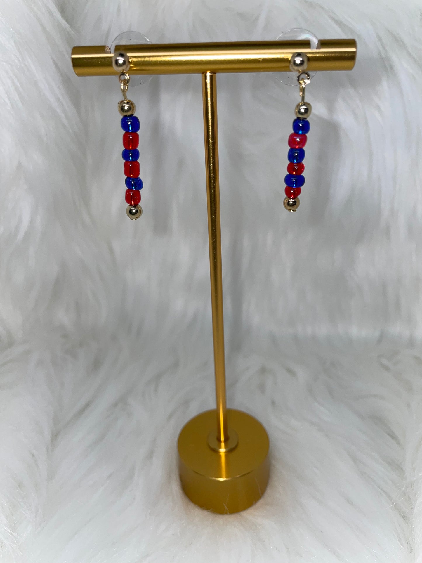 Red & Blue Earrings