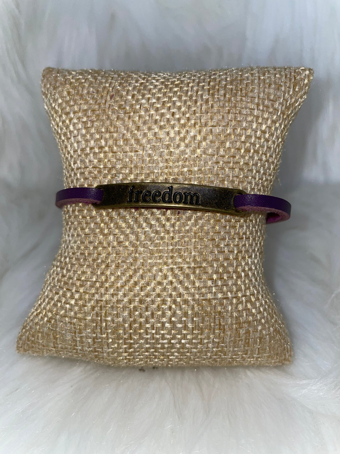 Leather Bracelet-FREEDOM