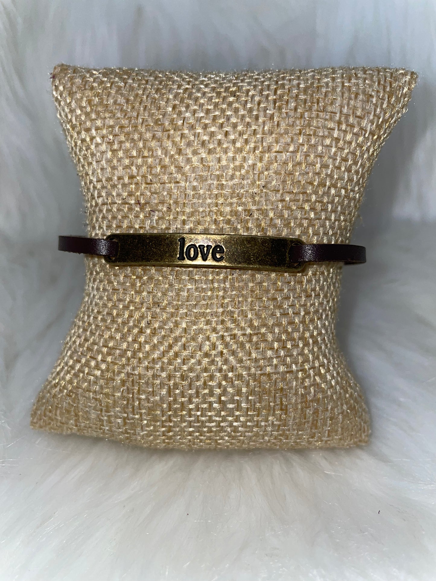 Leather Bracelet-LOVE