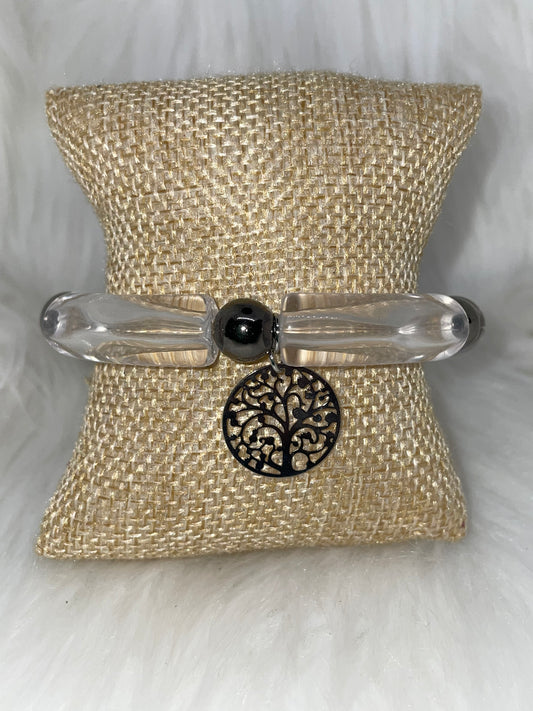 Clear Acrylic Bracelet