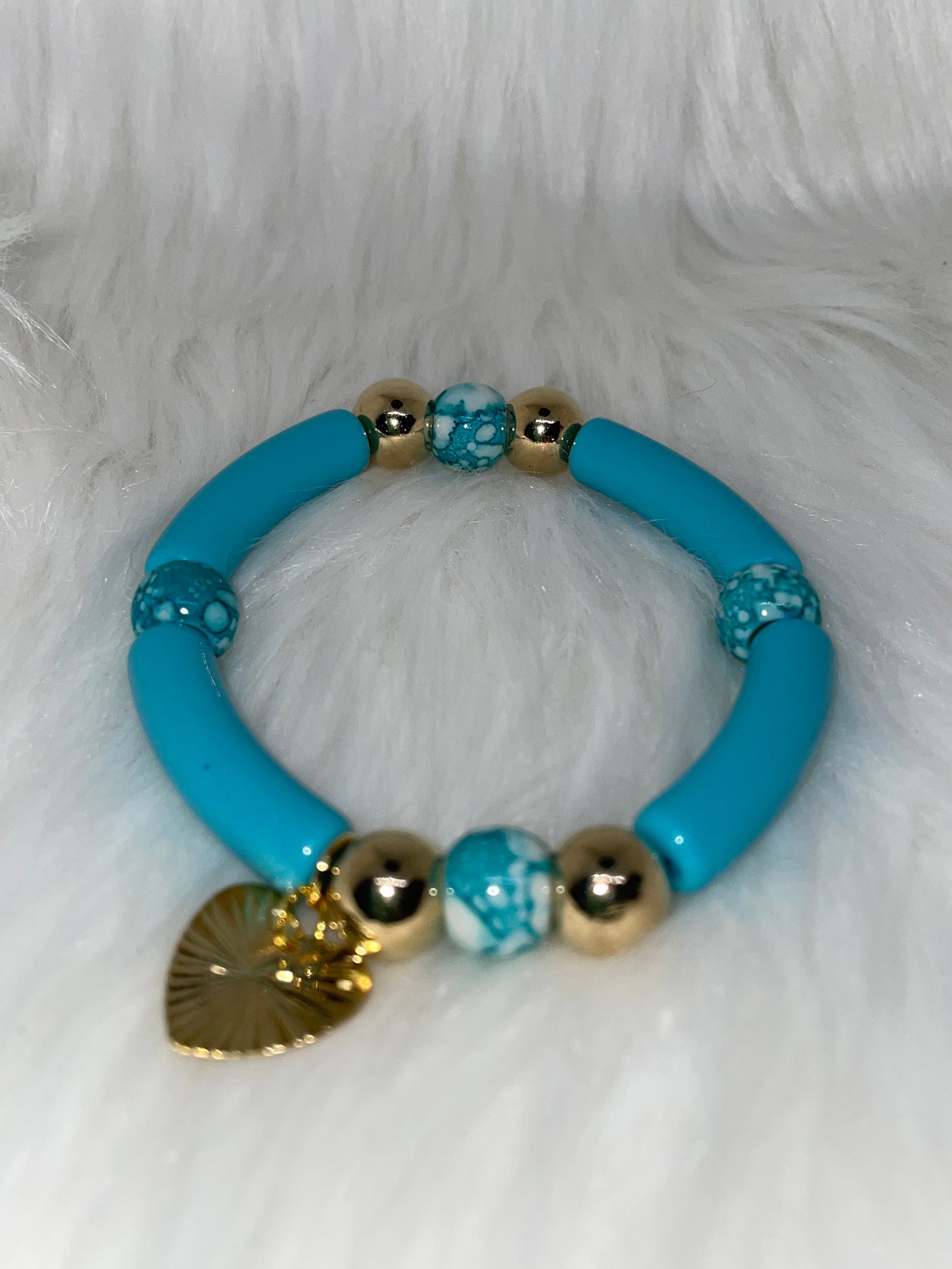 Chunky Teal Bracelet