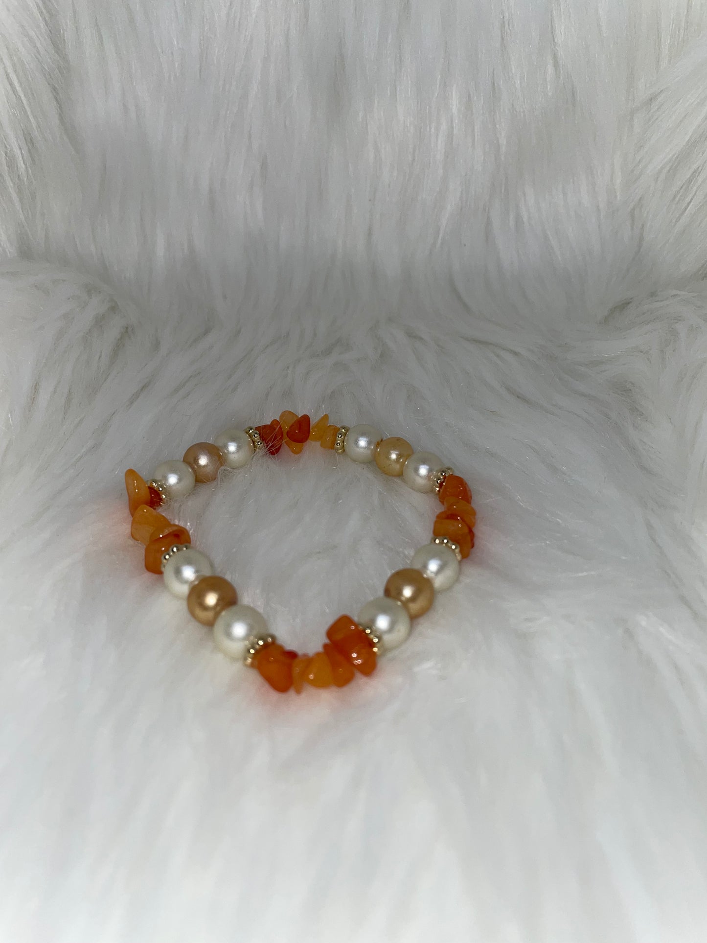 Pearl & Chip Bead Necklace Set