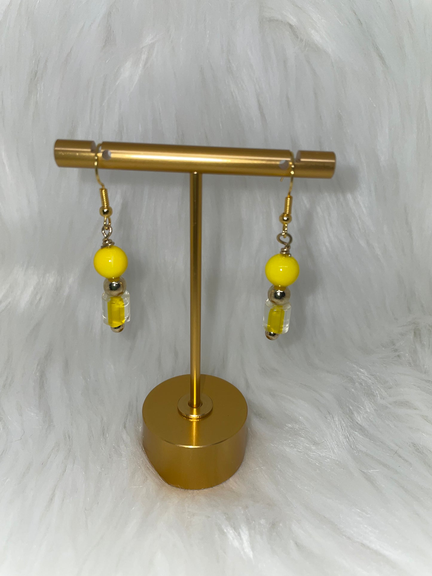 Yellow Necklace & Earrings Set