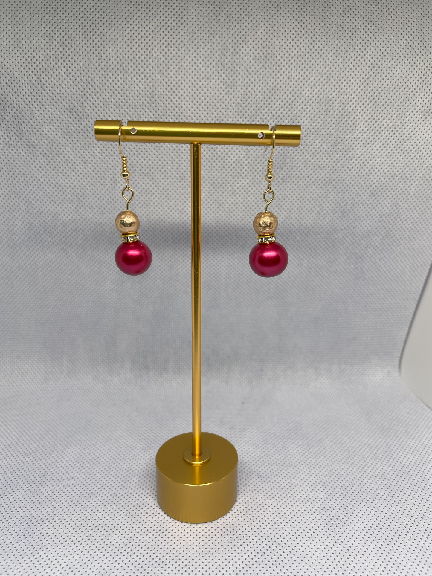 Red & Gold Earrings