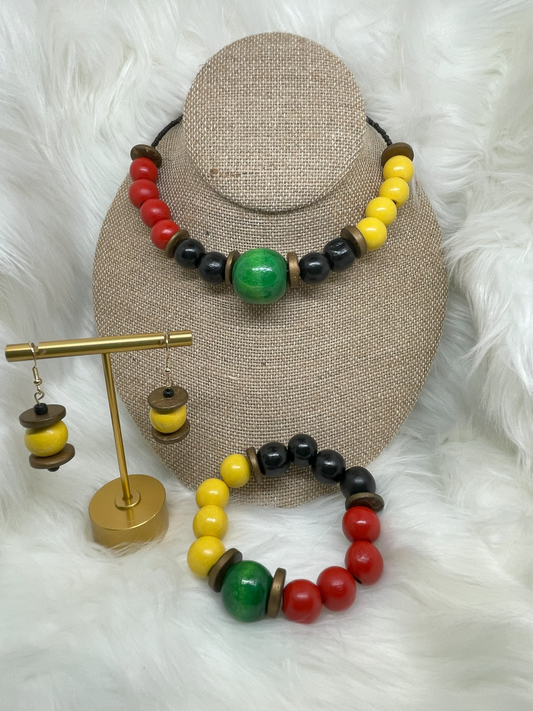 Multi-Colored Necklace Set