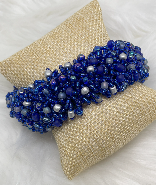 Royal Blue Cuff Bracelet