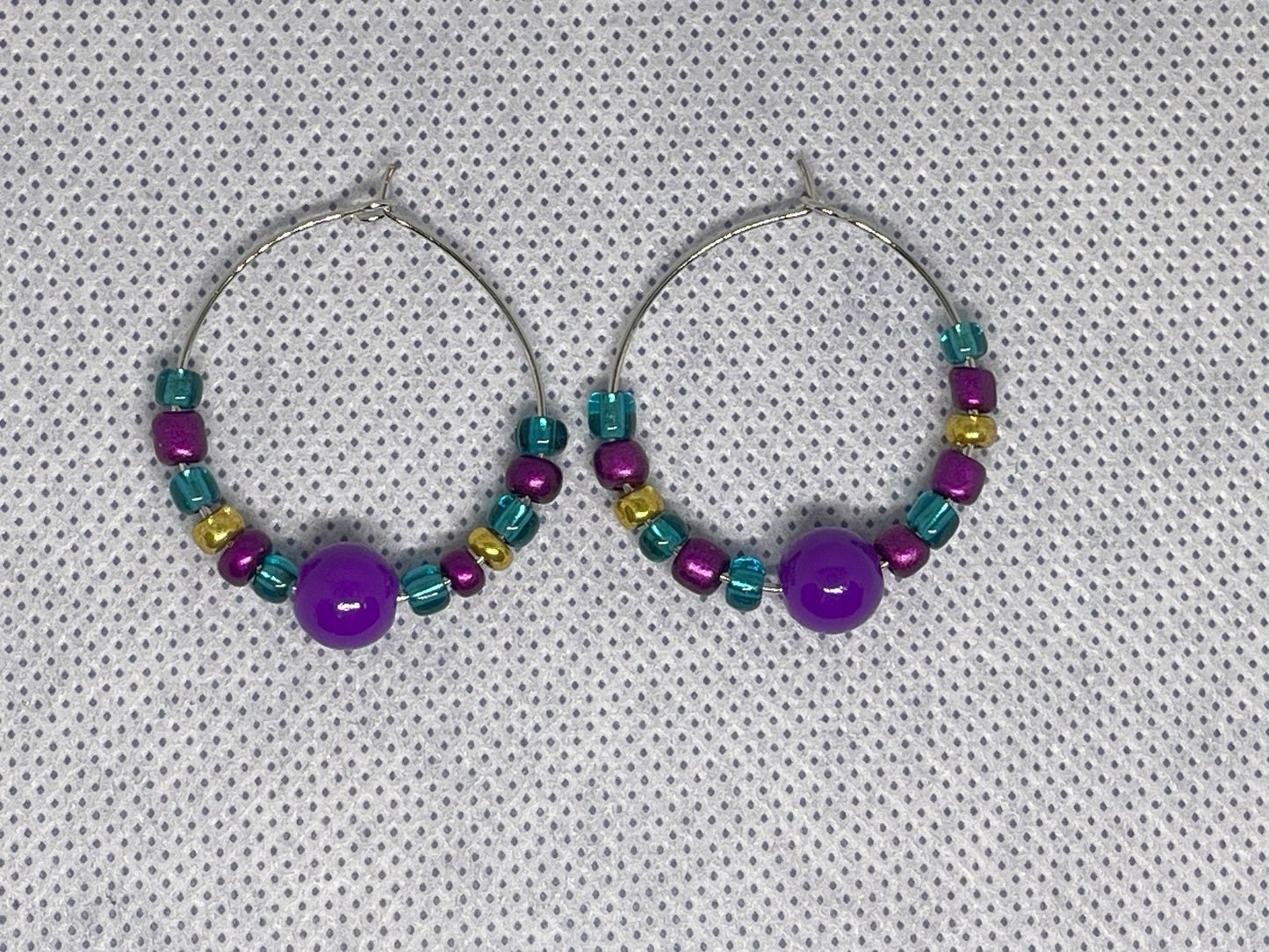 Mardi Gras Earrings