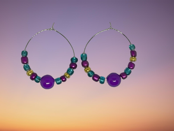 Mardi Gras Earrings